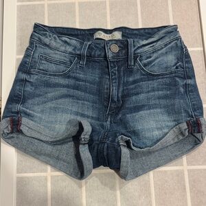 Guess Women's Dark Blue Jean Shorts